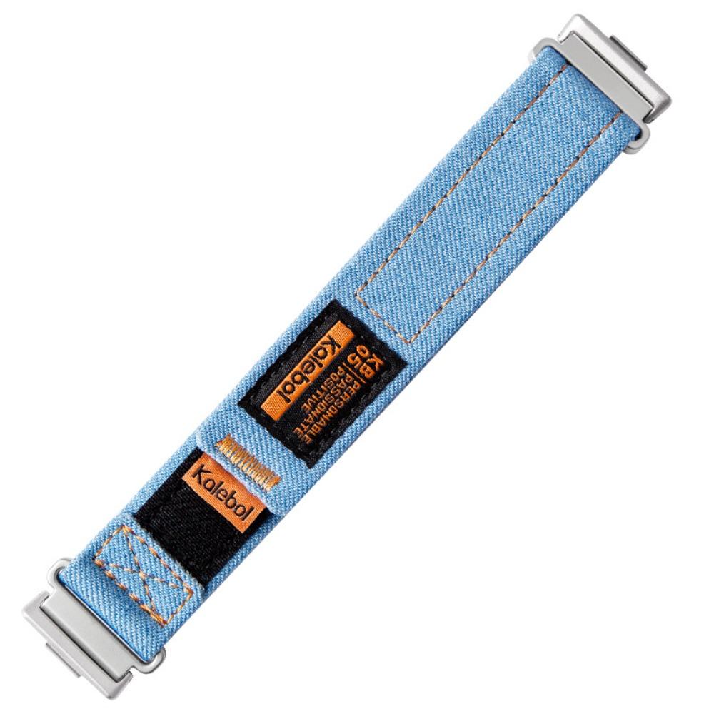 

Suitable for Huawei Fit4 Pro watch strap - high-end denim fabric looped Velcro - FIT3 nylon canvas watch strap