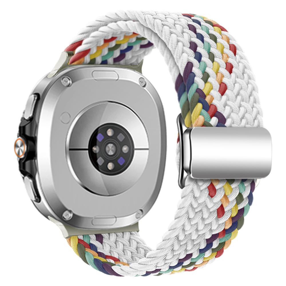 Wrist Strap for Samsung Galaxy Watch8 44mm/40mm/Watch8 Classic 46mm Magnetic Clasp Woven Nylon Watch Band