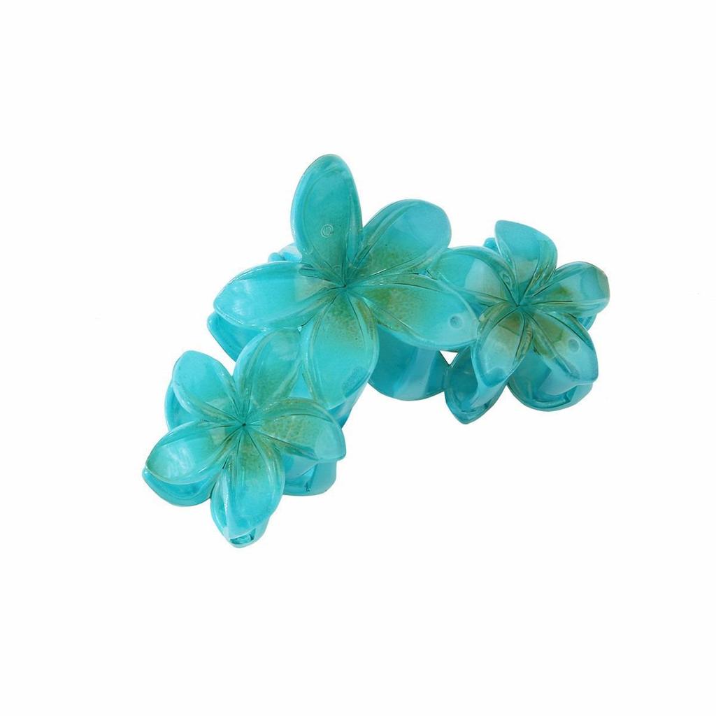 Retro Floral Petal Claw Hair Clip for Women - Large Volume Flower Hair Accessory