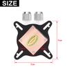 Computer GPU Cooling Water Block Cooler Kit Red Copper Base for Graphics Processing Unit