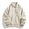 Men's PU Leather Jacket - Versatile Solid Color for Spring and Autumn