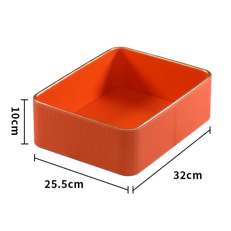 

Коробка для хранения большой вместимости для носков, шорт, с разделителями для сортировки, артефакт 3-в-1 красный