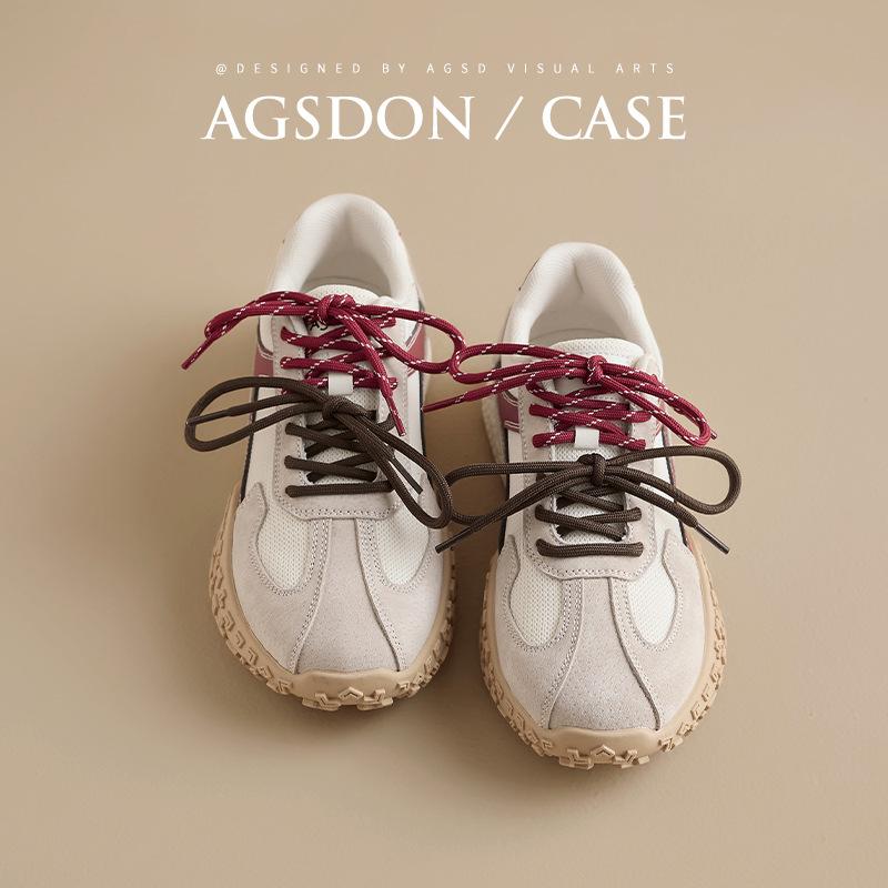 Augustine Platform Forrest Gump Shoes Women's 2025 New Summer Commuter Training Shoes Retro Sports Little White Casual Shoes