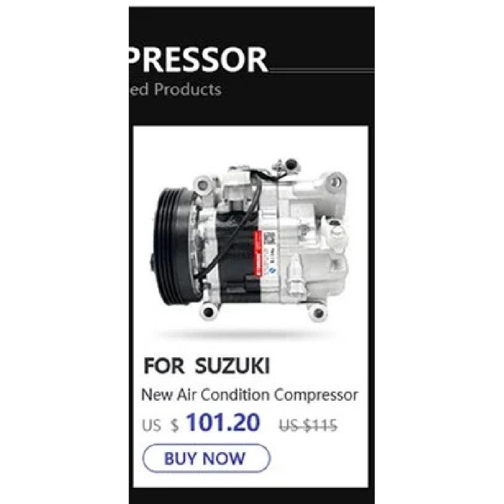 AC air conditioner Compressor for Nissan Navara D40 V9X PATHFINDER 3.0L V6 92600-5X20A 926005X20A Z0008558A Z0008557A