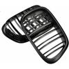For Bmw 5 Series E39 525 528 530 535 1999-2003 Car Grille Front Kidney Grill Double Line Black 51137005837 51137005838