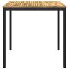 Garden Bar Table NAARDEN White and Black 110 x 108.5 x 105 cm