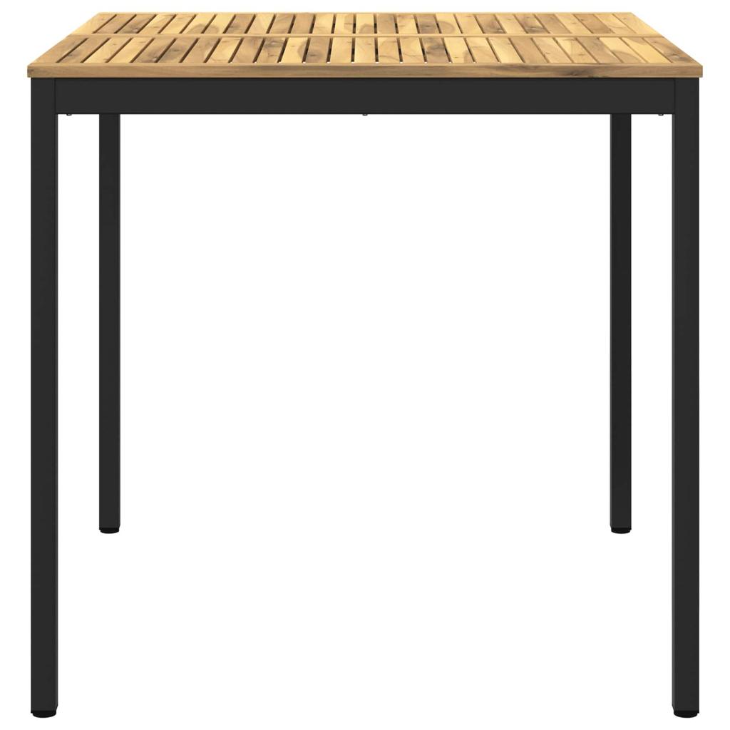 Garden Bar Table NAARDEN White and Black 110 x 108.5 x 105 cm