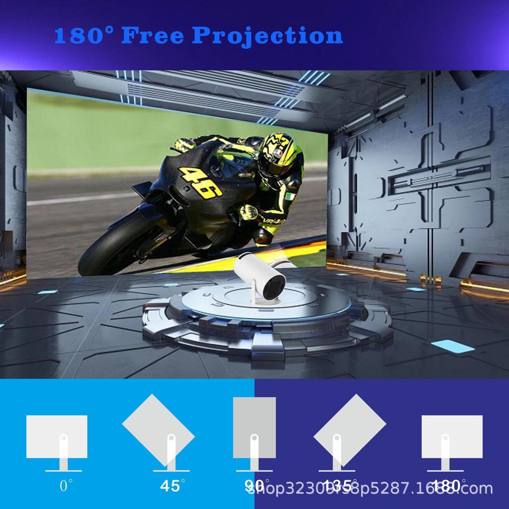 HY300 Ultra HD 4K Portable Gimbal Camera Projection System