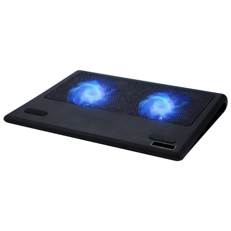 Universal Laptop Cooling Pad for 12-16inch Notebook With Silents Fan AntiSlip Design Adjustable Height and Double USB Port for Efficient Heat