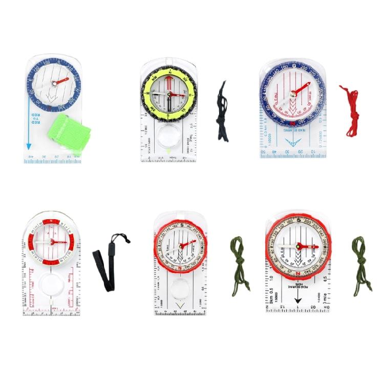 Baseplate Map Compasses with Scale Ruler Accurate Orienteering Compasses for Backpacking, Camping, Survival Navigation