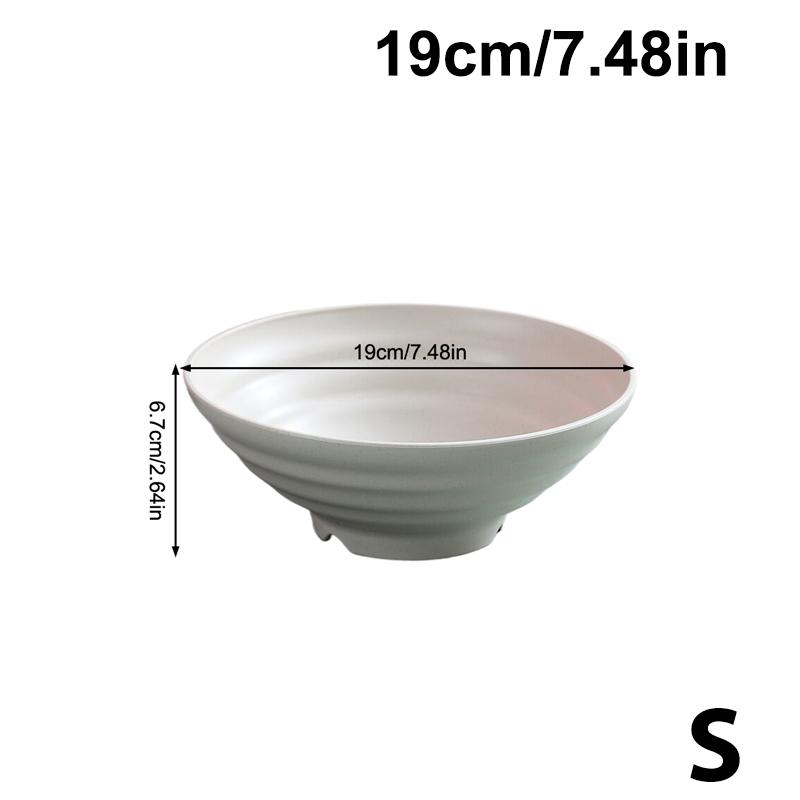 7-10inch Unbreakable Japanese Ramen Bowl Noodles Cereal Soup Salads Bowl Kitchen & Dining Tableware For Microwave And Dishwasher