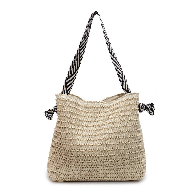 Summer Straw-woven Armpit Big Bag Women's New Fashion Woven Tote Bag Versatile Fake Beach Bag