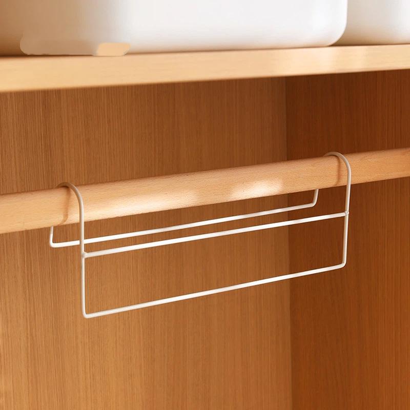 Space Saving Closet Hanger Organizer Metal Iron High Low Staggered Multi Function Wardrobe Clothes Hanger Rod Home