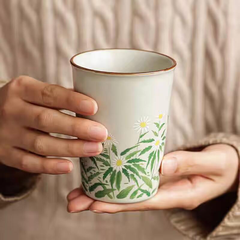 

Ru Kiln Ceramic Master Cup Internet Celebrity Large Coke Cup Teacup Personal Special Hand Cup Large Capacity Household Cup