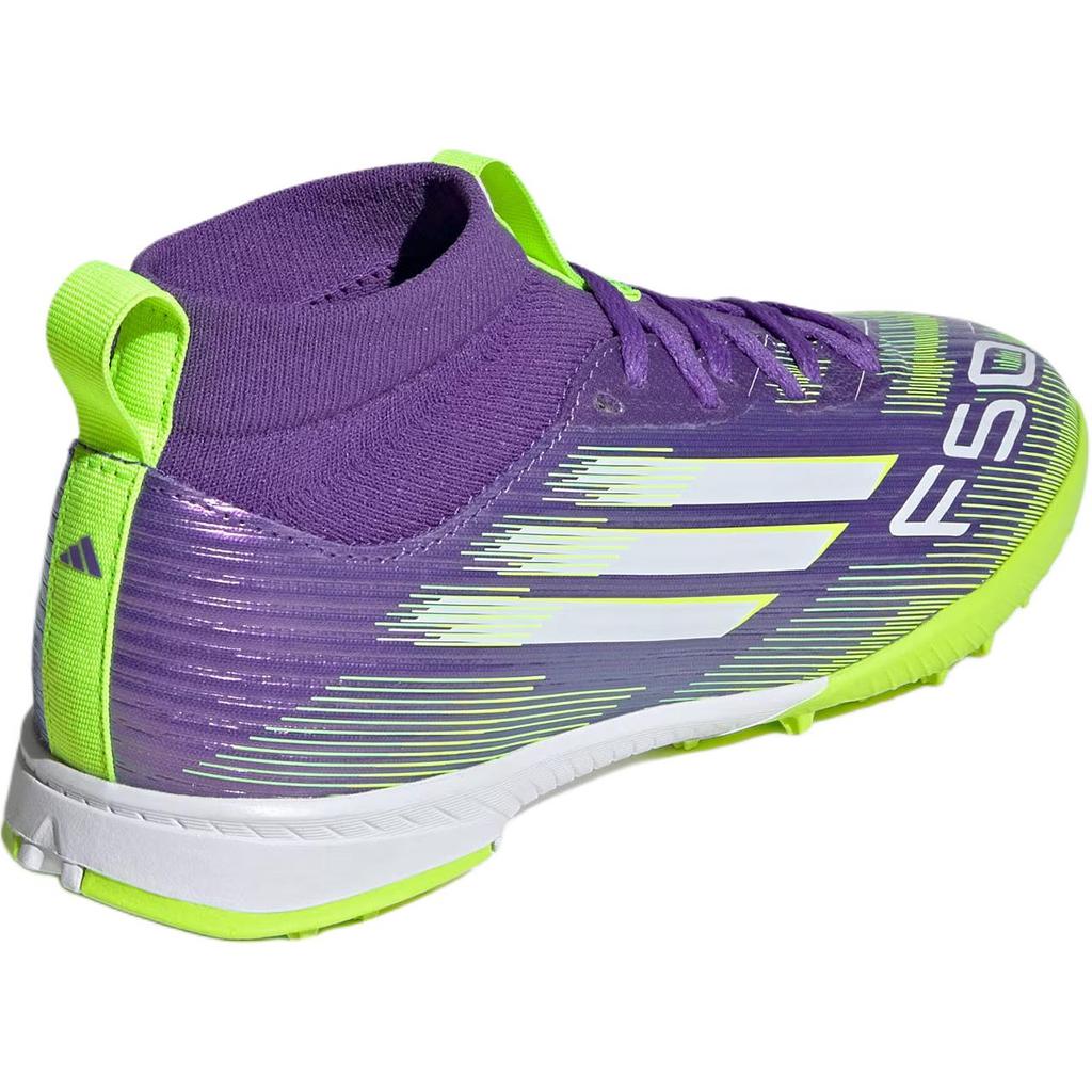 New Adidas F50 League Mid Top Kids' Soccer Shoes Purple Kids' JI3549