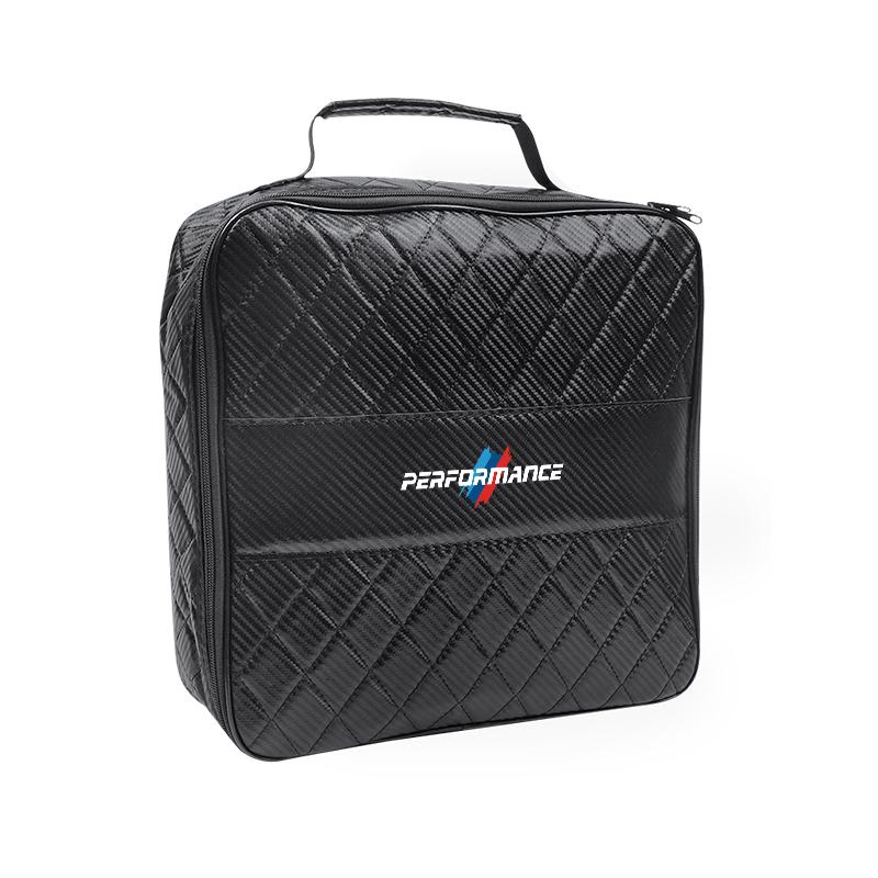 PU Leather Storage Bag For EV Charging Gun Magic Tape Stickers Accessories For BMW G80 G06 G07 G42 G14 G15 G16 F82 F20 F21 F83 M