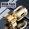 Fidget Spinner-Desk Toys, Metal Fidget Spinners, Fidget Toys, Cool Gadgets, ADHD Stress Relief EDC Finger Spinning Toy,Brass Atomic Bomb Sculpture