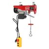 Electric Winch Hoist 1200W 39.4FT Lifting Height 350kg Load Galvanized Steel Cable with Remote Control for Dock Ceiling Loft