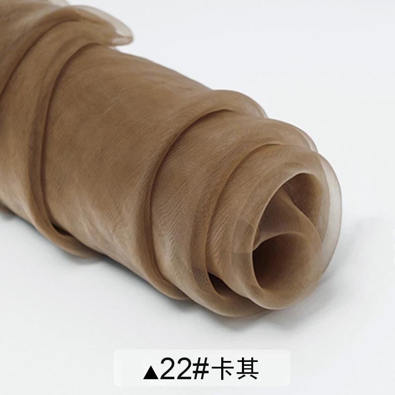 1m/2m/5m Soft Organza Mesh Fabric Making Wedding Dresses Curtain Scene Decoration Handmake DIY Sewing Fabrics TJ0031