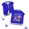 Bambine Ragazze Anime Cartone Animato Cantante POP Super Star Rumi Zoey Mira Stampato Casual Maniche Lunghe Giacca da Baseball Cappotto