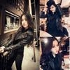 Women's Oversized Mmotorcycle Jacket PU Leather Jacket Short Jacket