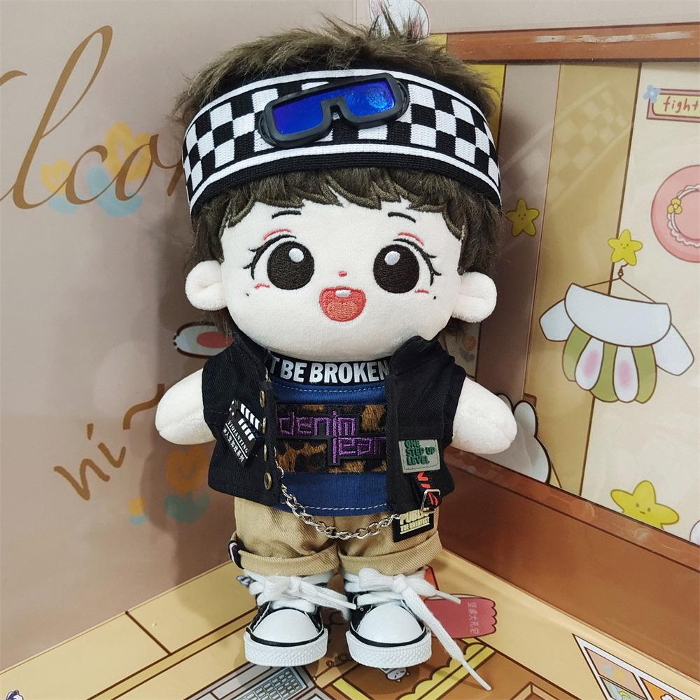 Sun Yingsha 20cm Plush Star Doll - Cute Holiday Toy Gift