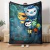1pc OCTONAUTS1 Blanket, Gift, for Men and Women, Soft Blanket, Good for Sofa Bed Couch Travel, Lightweight Flannel Blanket