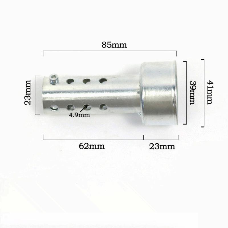 Motorcycle Parts Motorcycle Exhaust Tuning Muffler Compatible with Honda Side Exit Back Pressure Core Muffler Insert 4.2