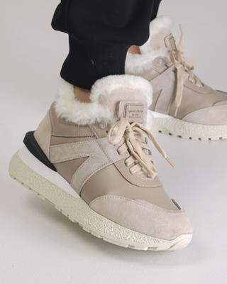 Winter Sneakers Marcco 1210 36 Vison Leather Suede