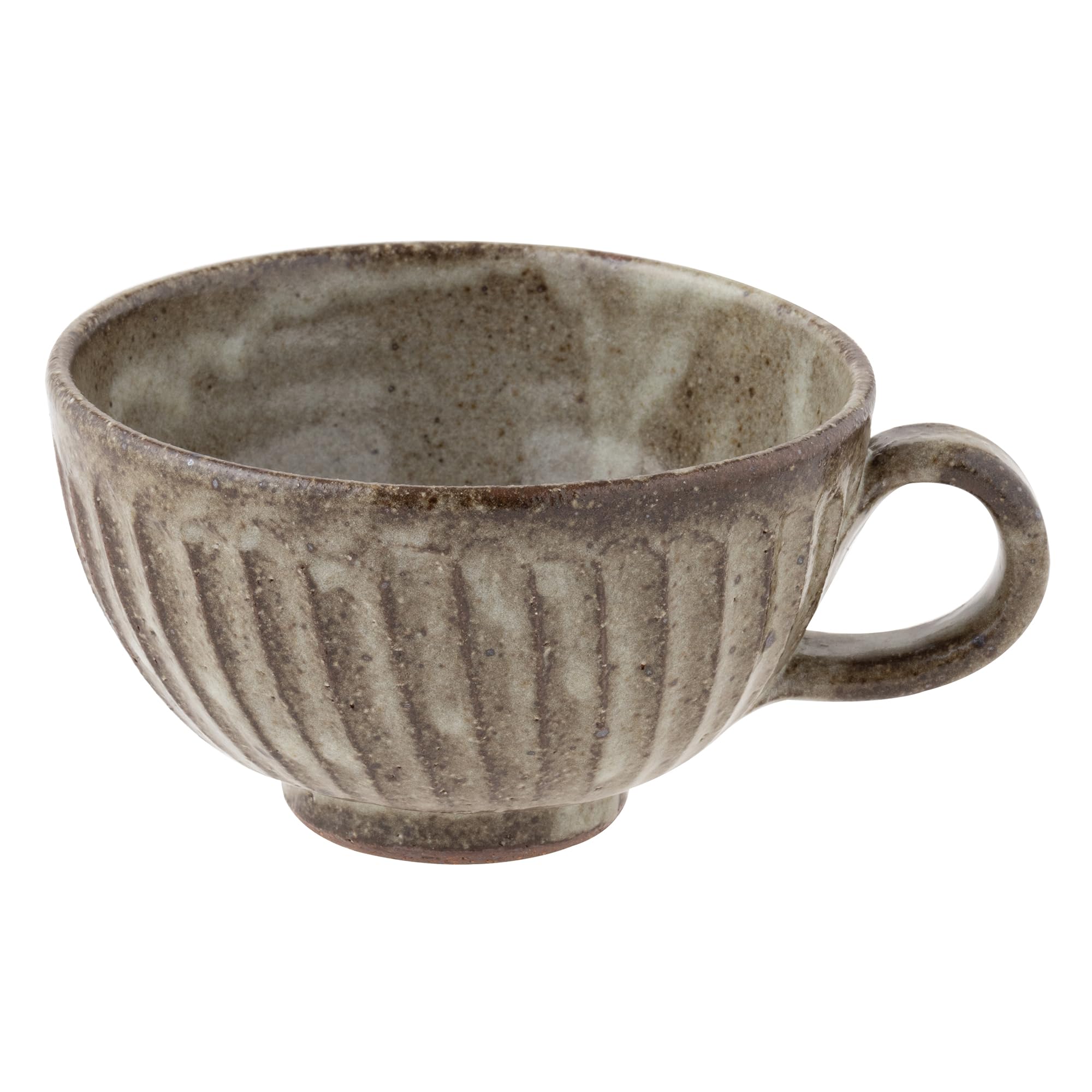 

Кружка для супа Маруи Сейто Сигараки, примерно. Вместимость 380 мл, Резьба по пеплу, Коричневый, 3-4406