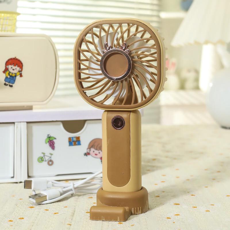 LINGPAN Mini USB Rechargeable Handheld Fan 5-Pack