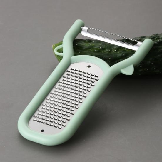Vegetable Peeler & Grater Stainless Steel Sharp Blade Vegetable Peeler Multi-Function Kitchen Tool for Potatoes Apples
