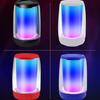 Portable Bluetooth Speaker Colorful Lights Night Light Atmosphere Lamps  Loudspeaker USB TF Card Play AUX Multiple Connection Modes
