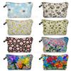 Floral Series Printed Cosmetic Bag, Gift Storage Bag, Practical Toilet Bag
