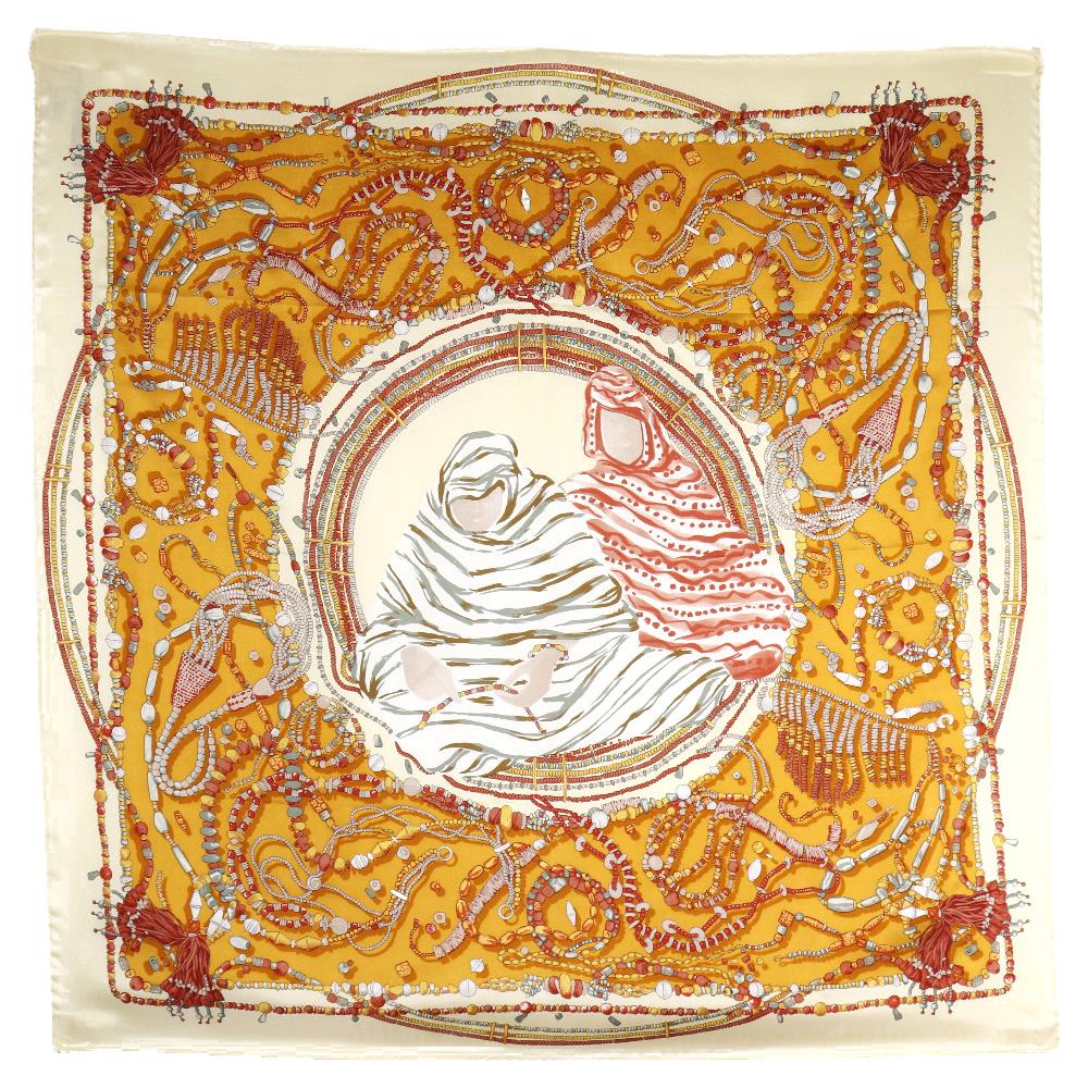 

BOTTEGAVENETA scarf yellow/beige silk Women Used