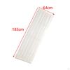 Elegant White Door Drapery Set with Rod Pockets for Home