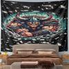 "Fierce Viking Warrior Illustration" Pattern Wall Hanging Tapestry Decorative Tapestry Home Decor for Bedroom and Living Room