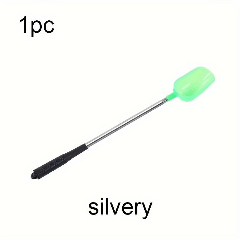 

1 шт. Ложка для метания приманки, 3-секционная, телескопическая, из нержавеющей стали, регулируемая, сглаживающая, для ловли карпа, приманки, инструменты серебряный