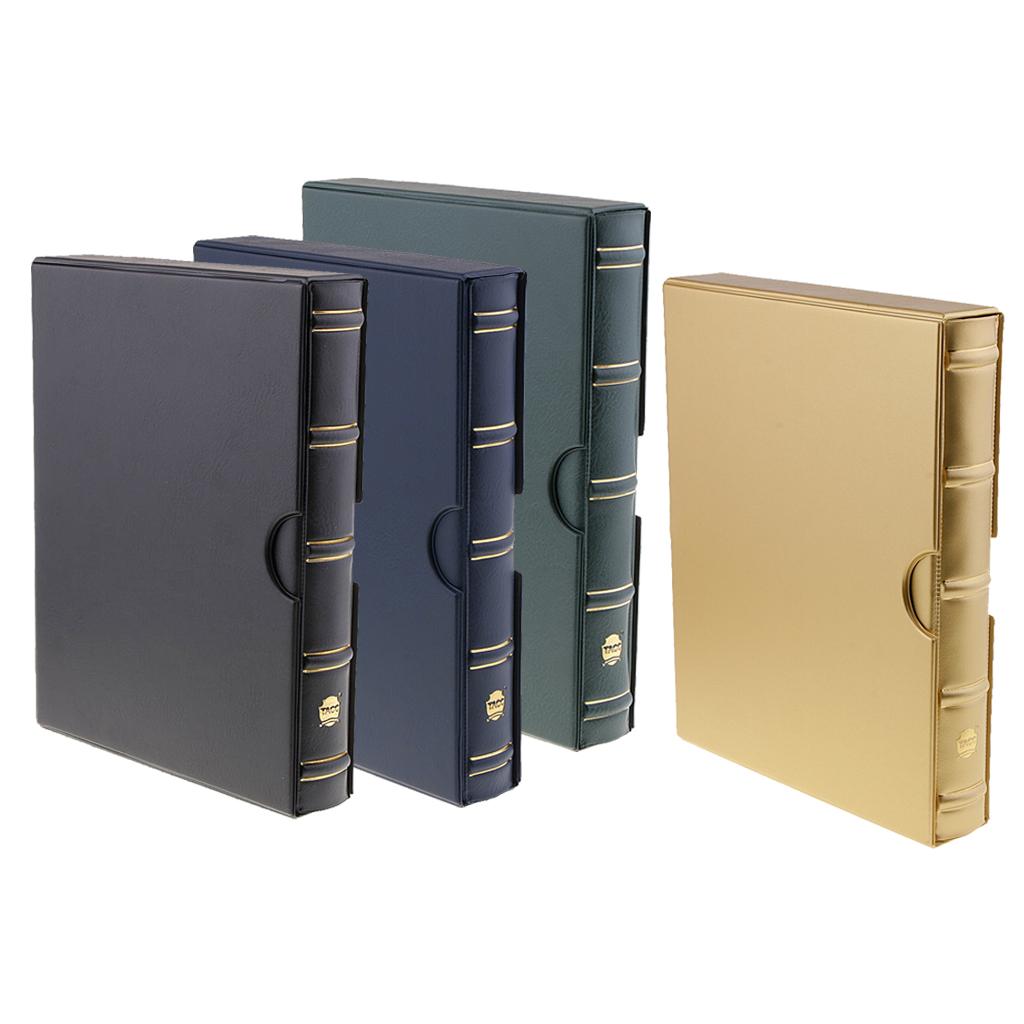 Münzetui Box / Papiergeld / Briefmarken Sammlung Buch Album Zubehör 9 Loch Blattlose Halter PVC für Sammler Geschenk
