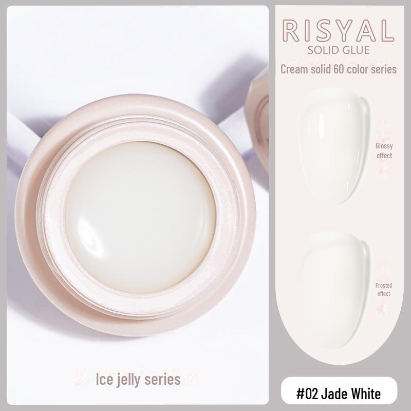 

Лак для ногтей Ice-Clear Solid Cat s Eye - Гладкий кремовый цветной клей null