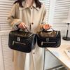 Cosmetic Bag Women's Autumn and Winter 2025 New Fashion Shoulder Bag Portable Large-capacity College Student Versatile Commuter Tote Bag