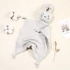 Baby Cotton Muslin Comforter Blanket Bunny Muslin Towel Soft Newborn Sleeping Dolls Cute Cat Kids Sleep Toy  Cloth Blanket