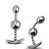 304 Stainless Steel Swing Ball – G-Spot & Anal Beads with Prostate Stimulation | Metal Butt Plug & Kegel Ball for Women & Men