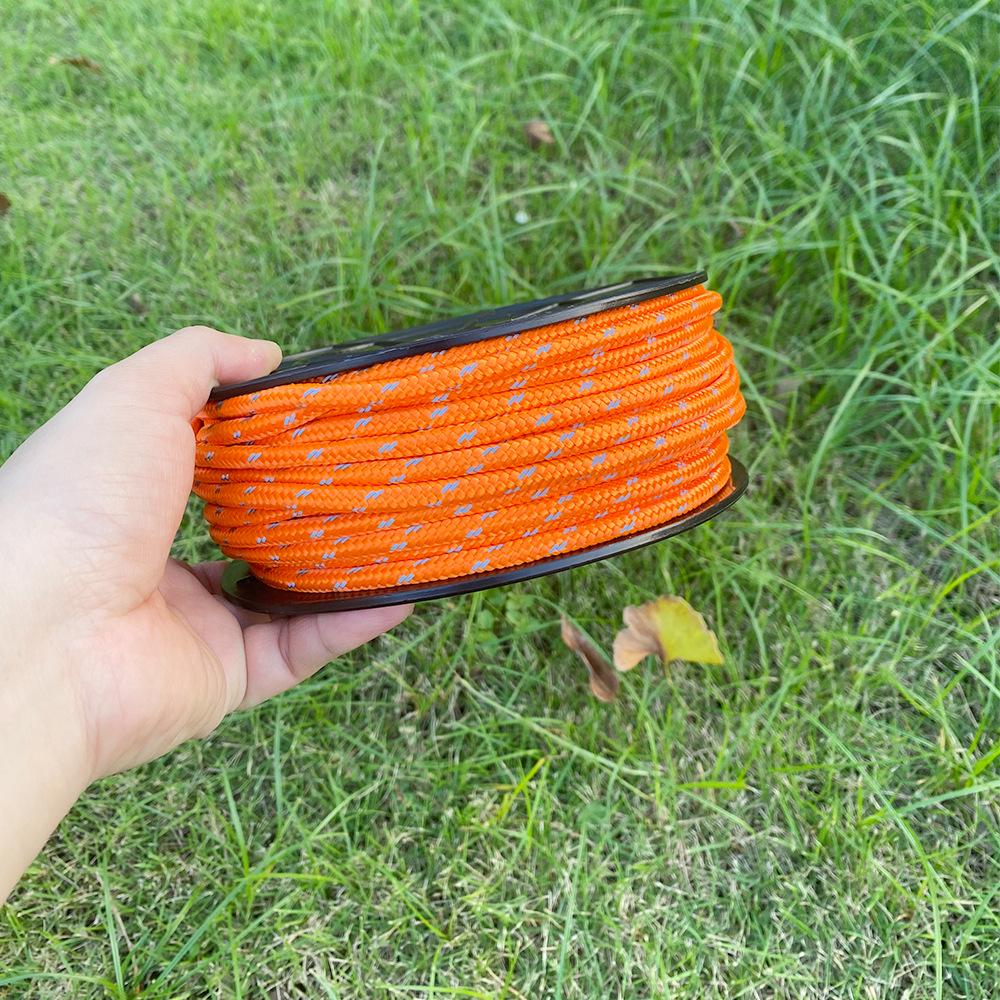 6mm x 30M Thickened Reflective Tent Rope - Portable Guy Rope for Camping