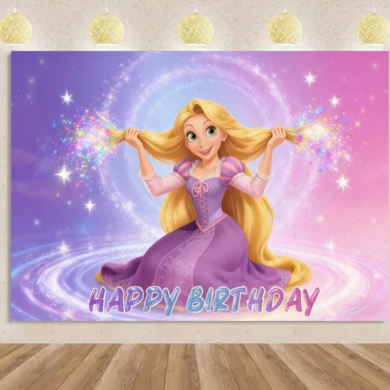 BEPAN Fundal Tematic Magic Rapunzel Personalizabil Decorațiuni și Accesorii Petrecere de Ziua de Naștere Fetiță Fundal Baby Shower Poster Cameră