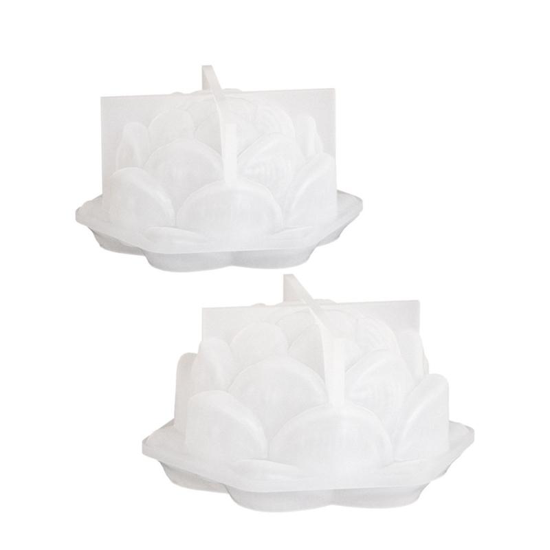 Flower Blossom Candle Molds for Making Candle Soap Christmas Present Room Decorations, Flower Candle SIlicones Molds