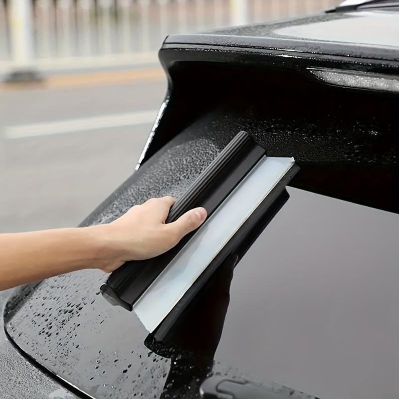 1pc Soft Car Squeegee - Non-Scratch Handy Window Cleaner for Efficient Drying, Paint-Safe Glass & Windshield Water Scraper, Essential Auto