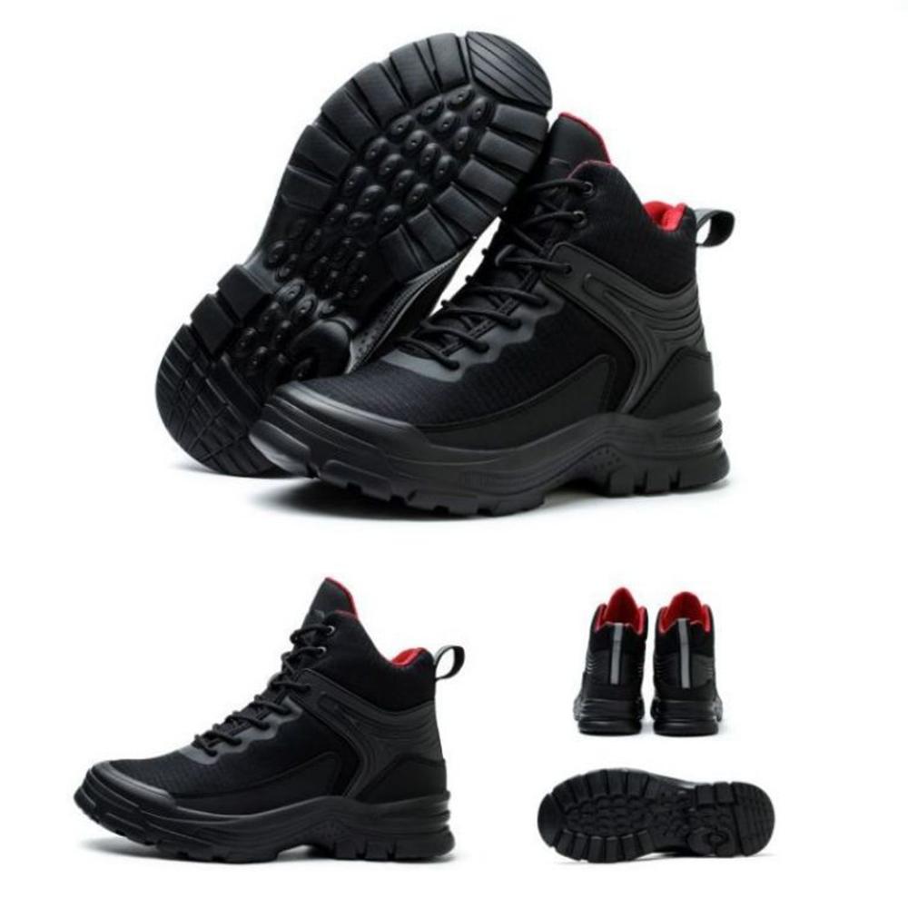 Men's Steel Head Safety Shoes Smash-proof Lightweight Soles Outdoor Construction Workshop Industrial Men's Work Boots