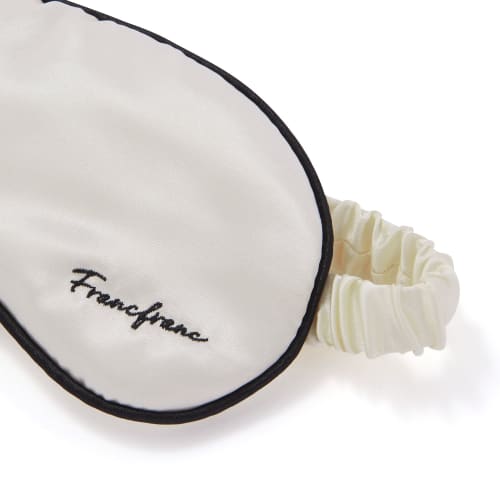 Francfranc Silk Eye Mask, Ivory