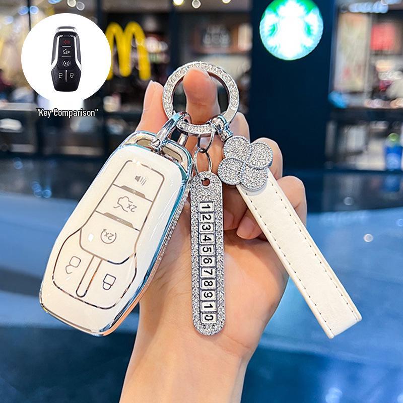 High-Grade Key Cover for 17-18 Ford Taurus, Explorer, Mustang